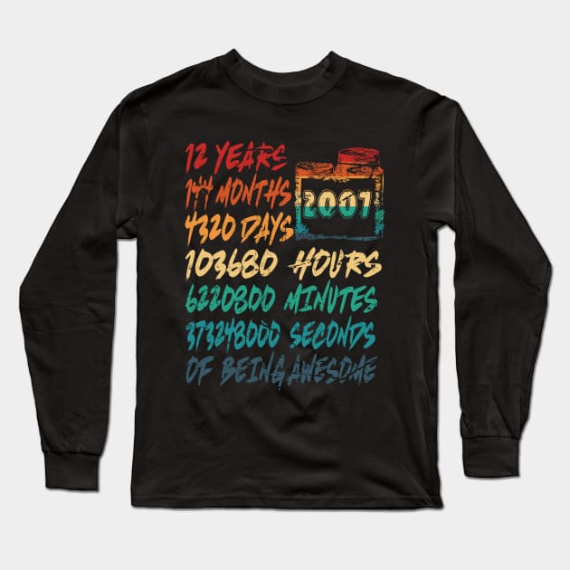 12 years of being awesome Long Sleeve T-Shirt by joyTrends